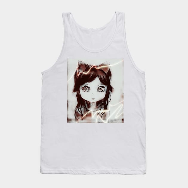 manga girl Tank Top by kenzoli44